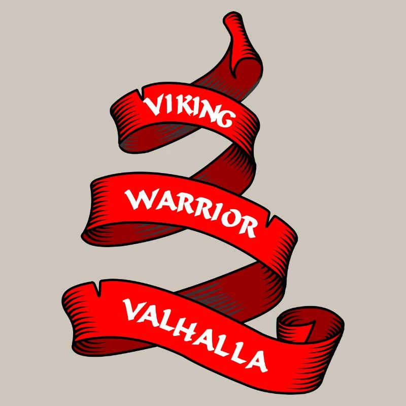 Wikinger Wimpel oder Banner rot