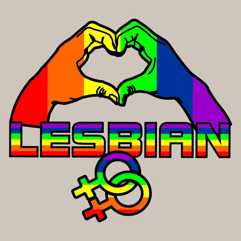 Rainbow lesbies proud logo 4