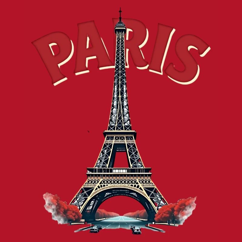 Eiffelturm, Paris, Retro