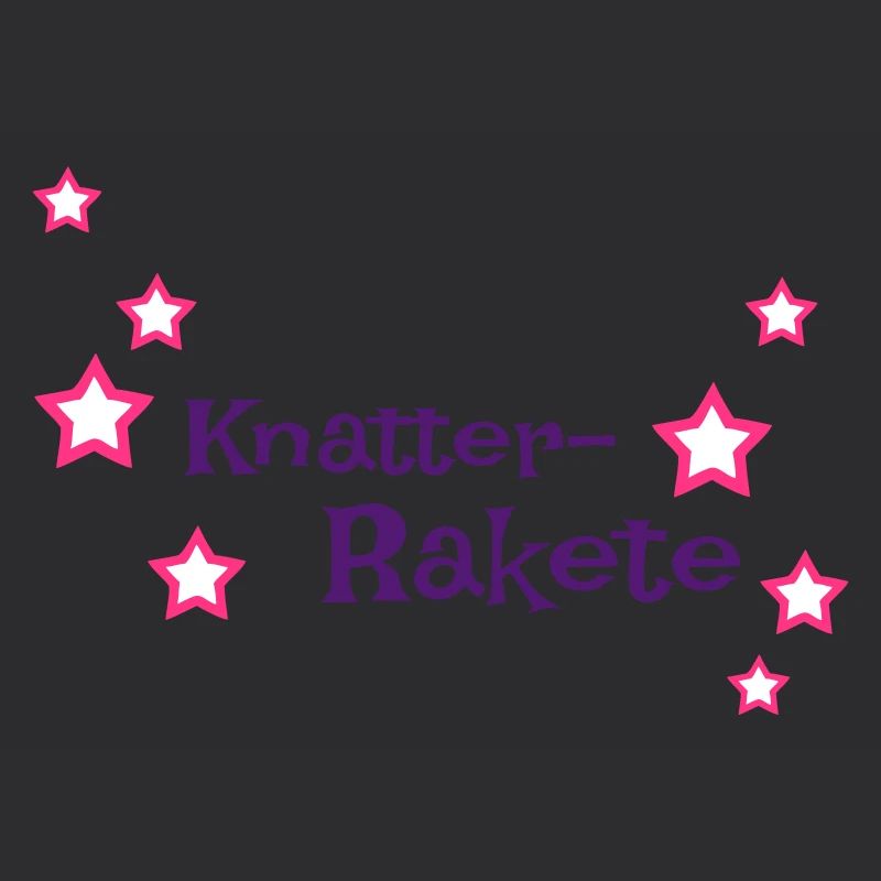 Knatter rocket with asterisks Windelpupser
