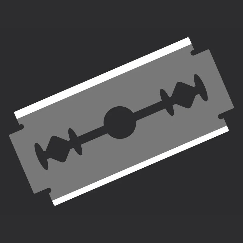 Cut razor blade cut cut 2c