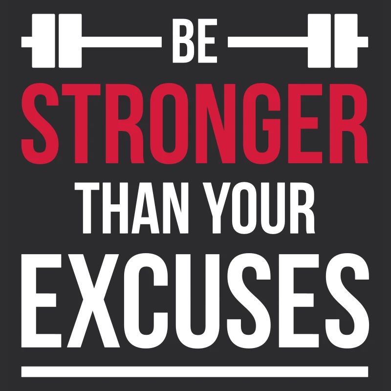 Soyez plus fort que vos excuses EPS blanc de remise en forme