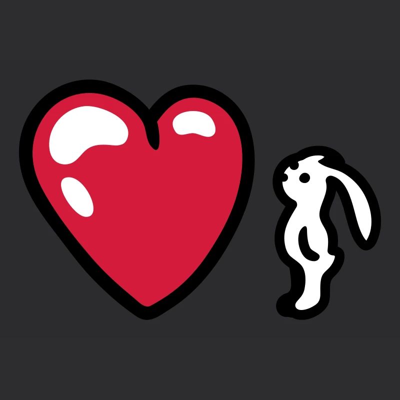 Lapin avec le coeur 3