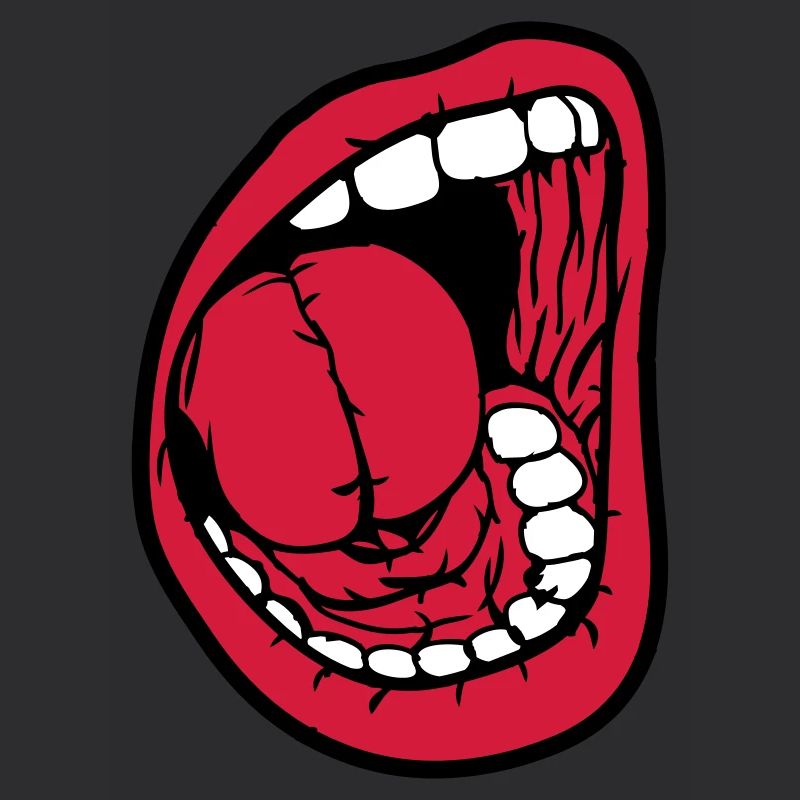 Crier bouche ouverte