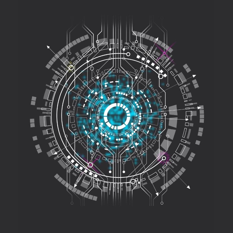 ordinateur Espace cpu pc Nerd Circuit imprimé Board Warp geek ai ki
