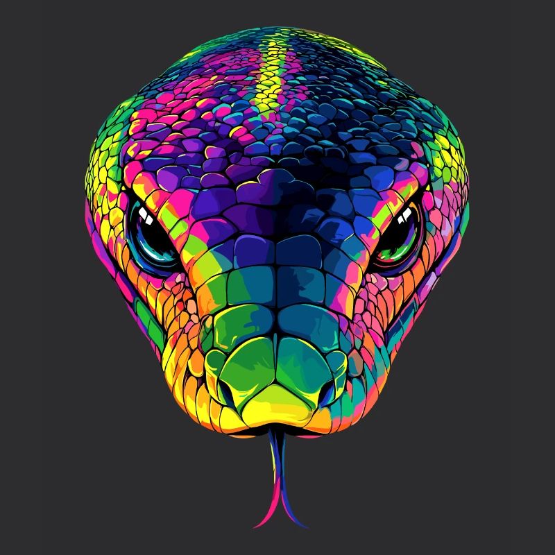 Serpent Python Cobra Mamba Serpent à sonnettes Serpent