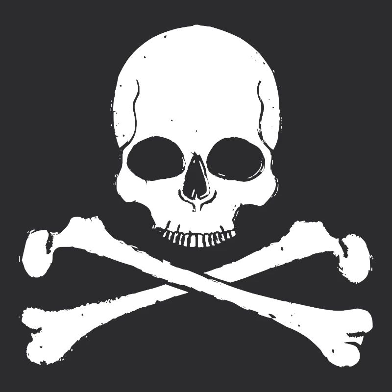 Skull Cross Pattern Skull