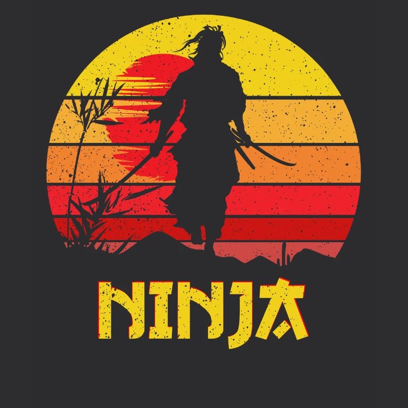 Ninja Sunset Shadow Warrior