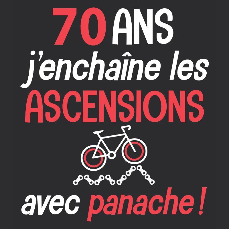 Vélo 70 ans ascension avec panache anniversaire