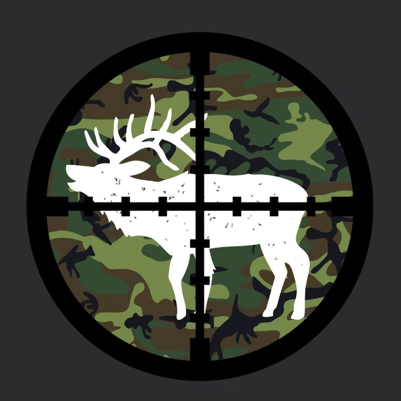 Hunter Hunting Moose