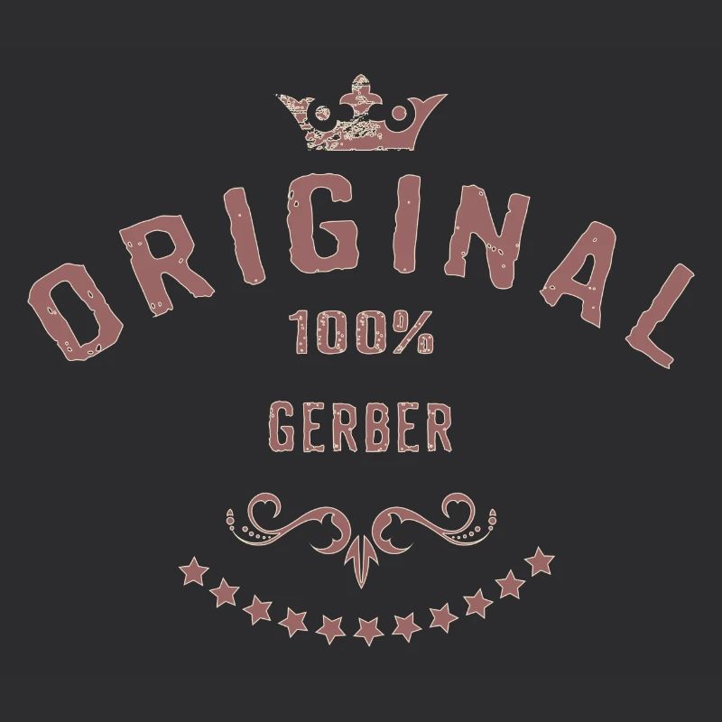 Original 100 Prozent Gerber - RAHMENLOS red