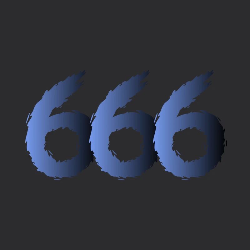 666 Satan Symbol - Devil - Evil