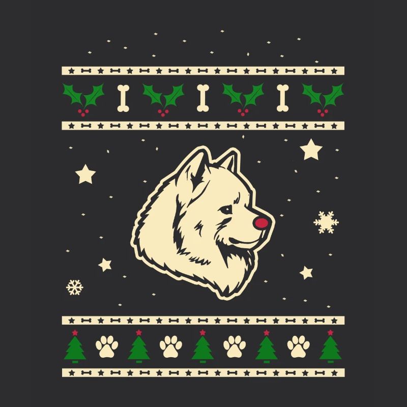 Samojeden Weihnachtsgeschenk