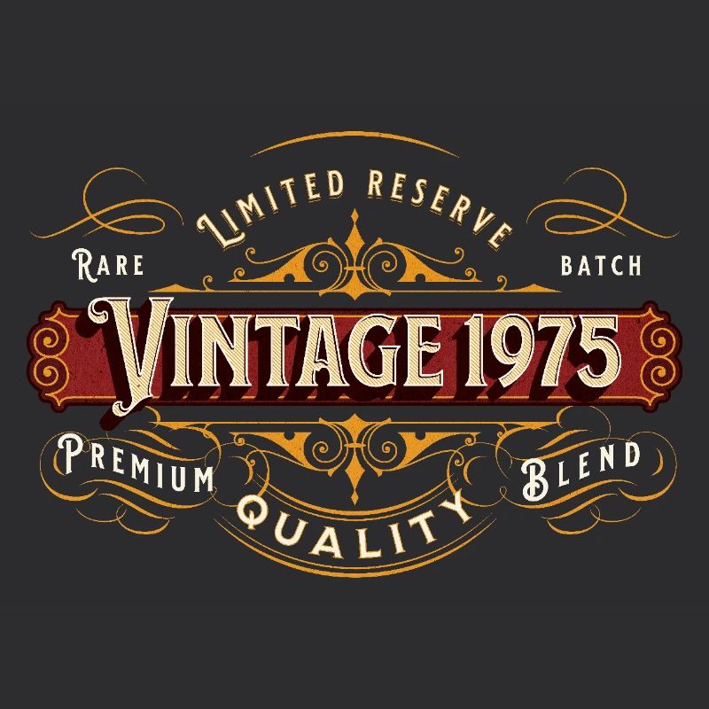 Millésime 1975 Premium Design Idée Cadeau