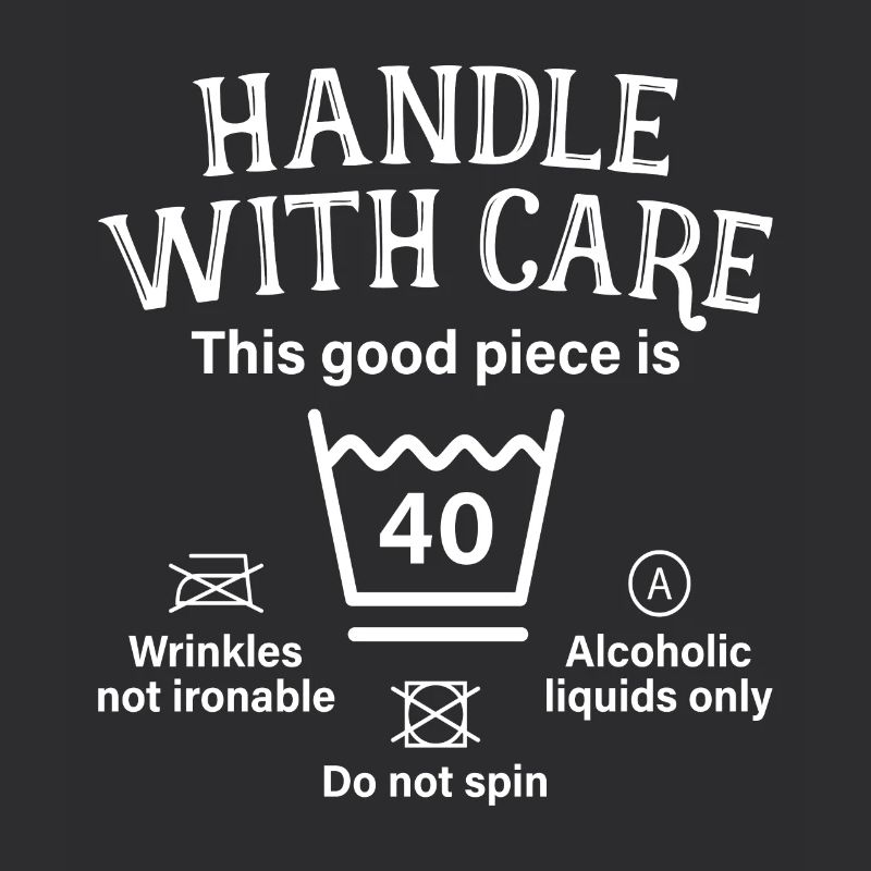 Manipuler avec soin quarante cadeau 40e anniversaire