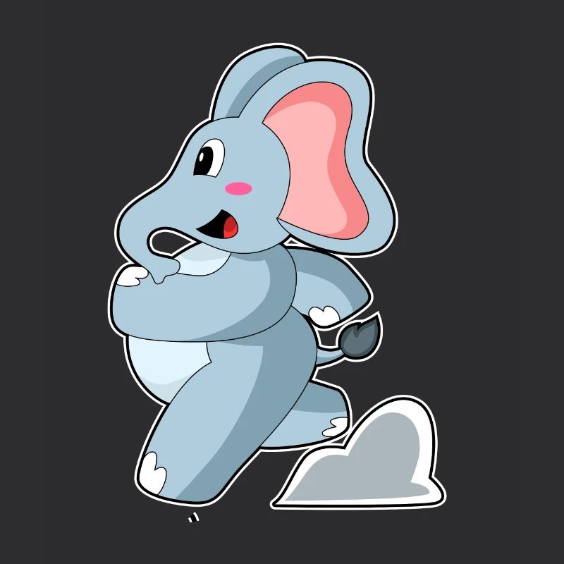 L’éléphant comme joggeur