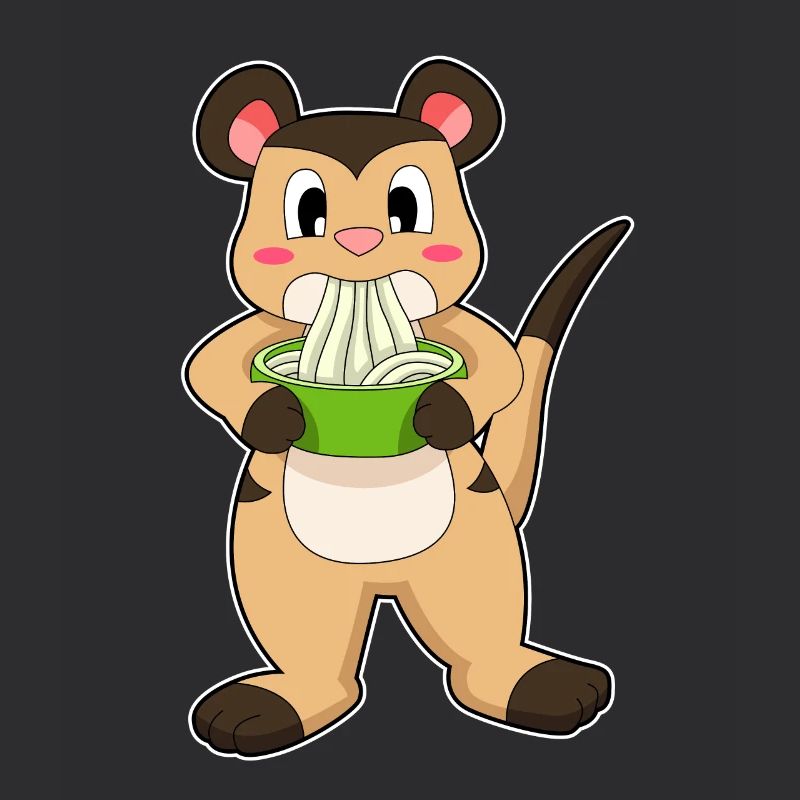 Erdmännchen mit Ramen