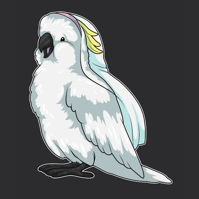 Parrot Bridal Veil Wedding