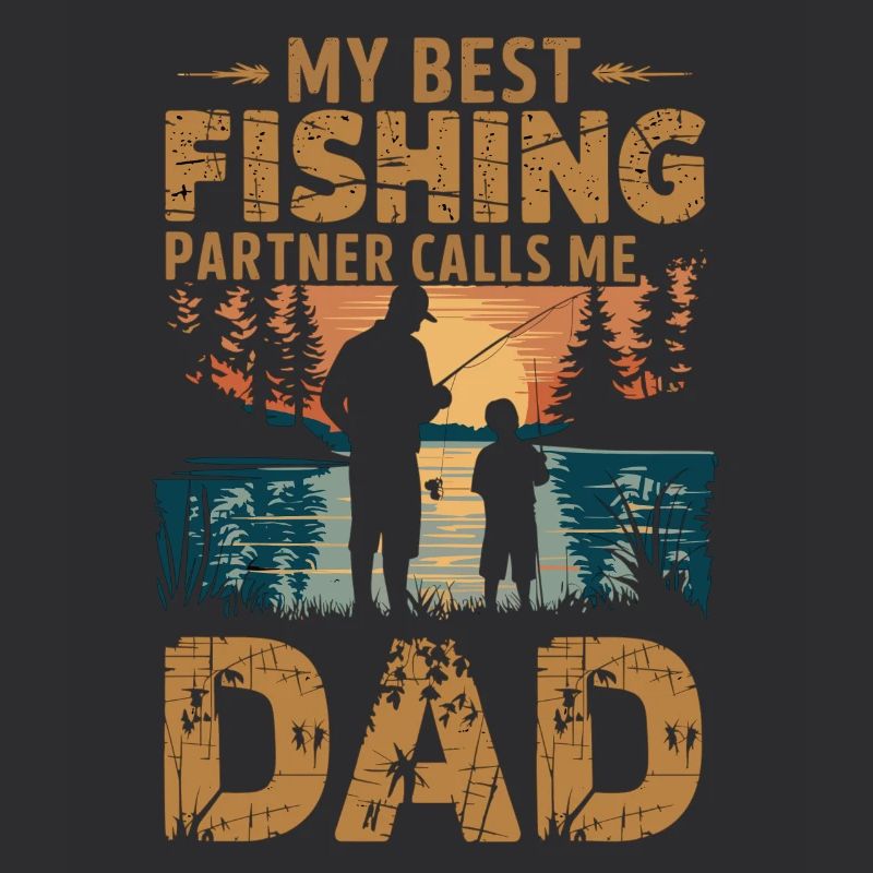 Mon copain de pêche me dit papa