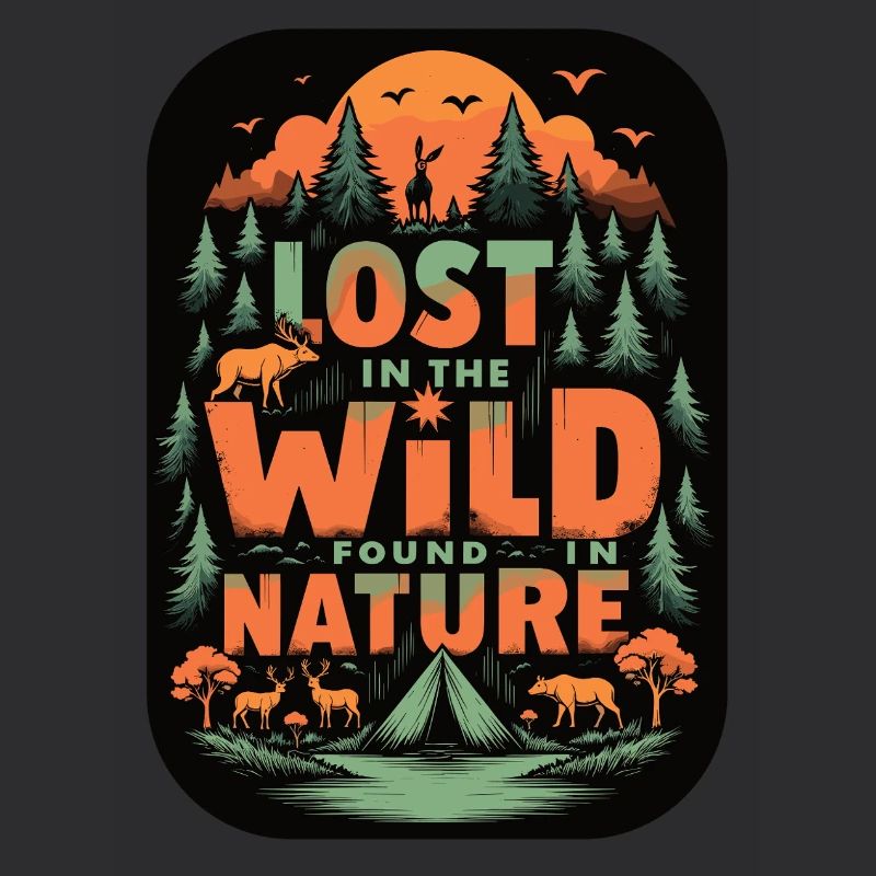 Camping dans la nature sauvage