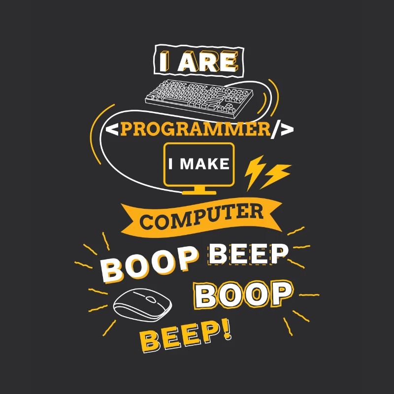 Programmer Tshirt Gift Funny Boop Beep