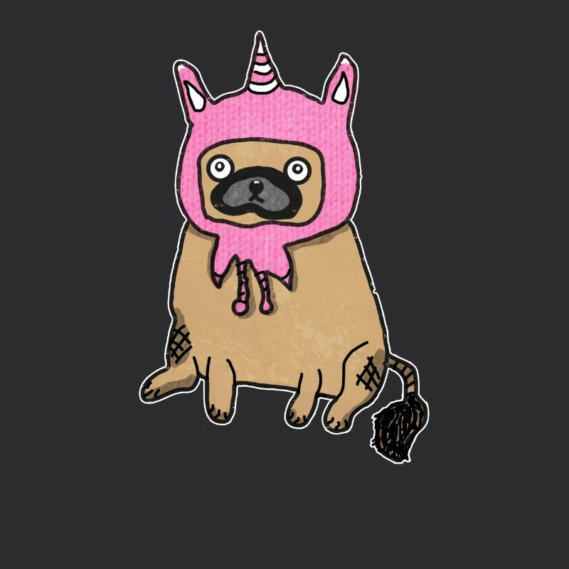 Pugicorn Mops Möpse Einhorn Einhörner Hund Hunde