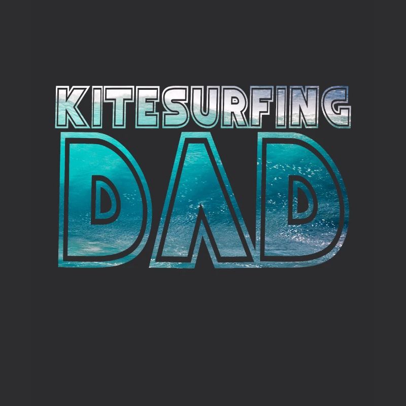 Kitesurfing dad