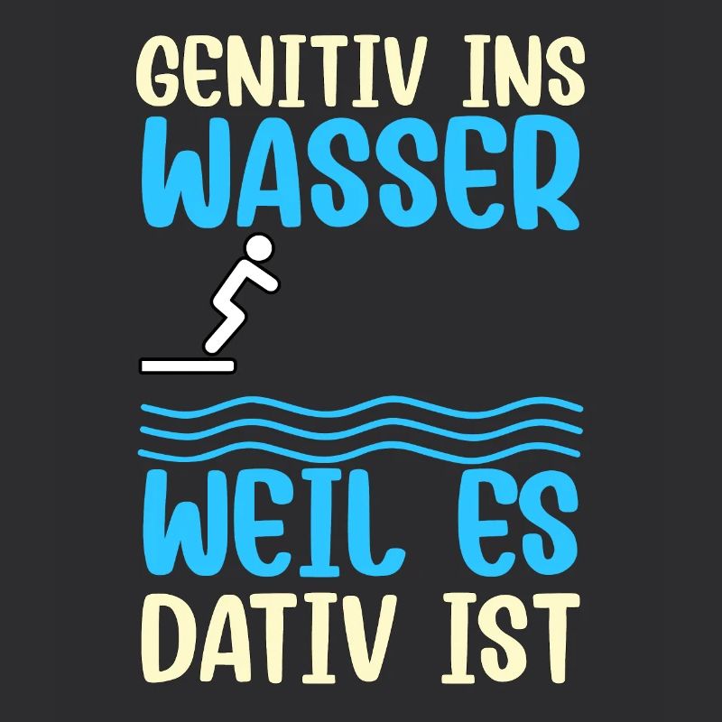 Génitif dans l’eau, parce que c’est de la grammaire dative