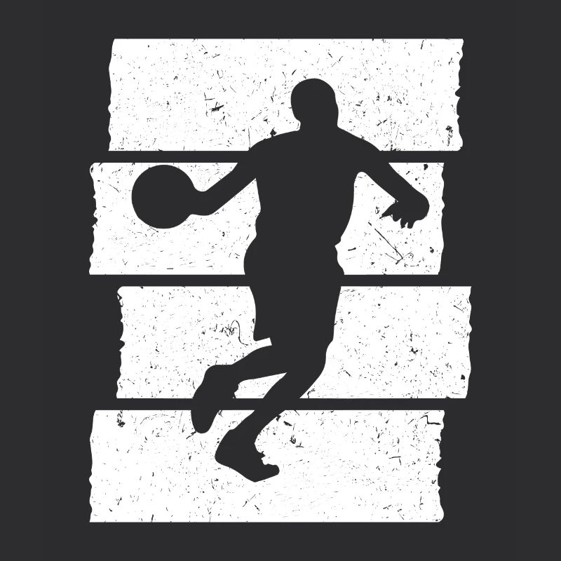 Basketteur de basket-ball Sunset