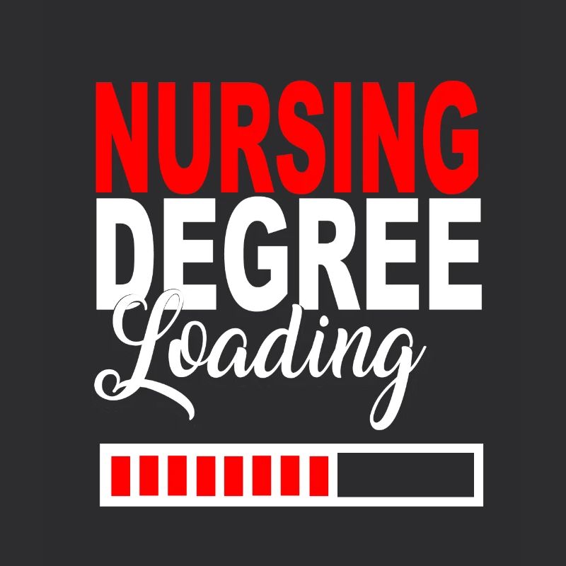 Nursing Degree Loading Geschenk T-Shirt Ausbildung