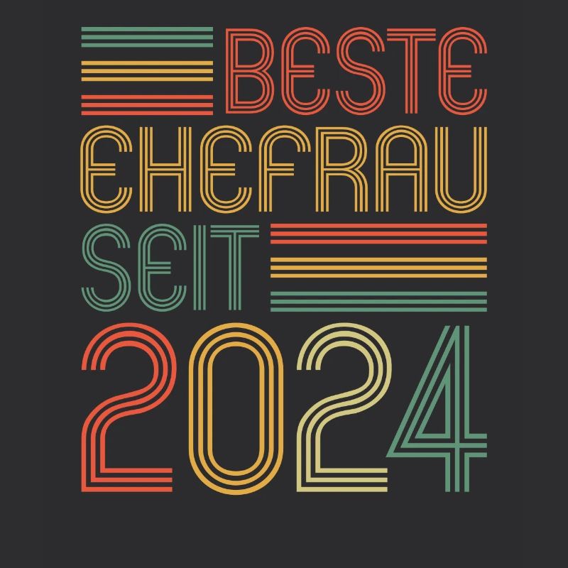 Beste Ehefrau seit 2024 1.Hochzeitstag