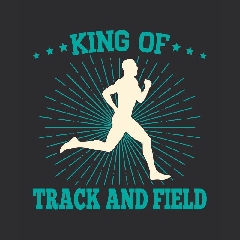 Athlètes d’athlétisme Roi de l’athlétisme