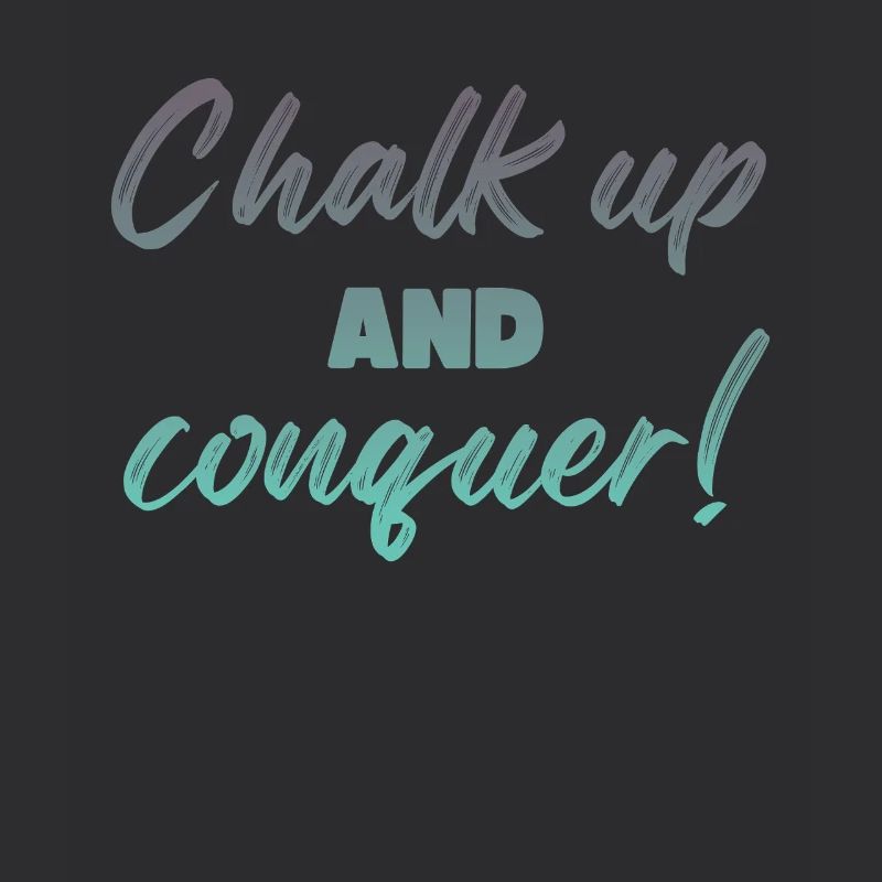 Boulderer Chalk Up et Conquer Bloc