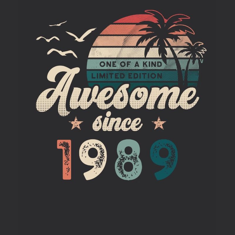 Geburtstag 1989 Palmen