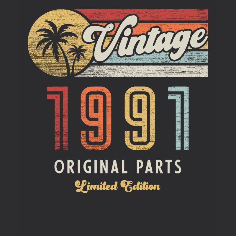 Vintage 1991 Geburtstag Retro