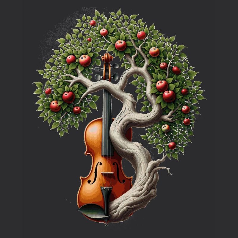 Musik, træ, violin, violin, orkester, bigband