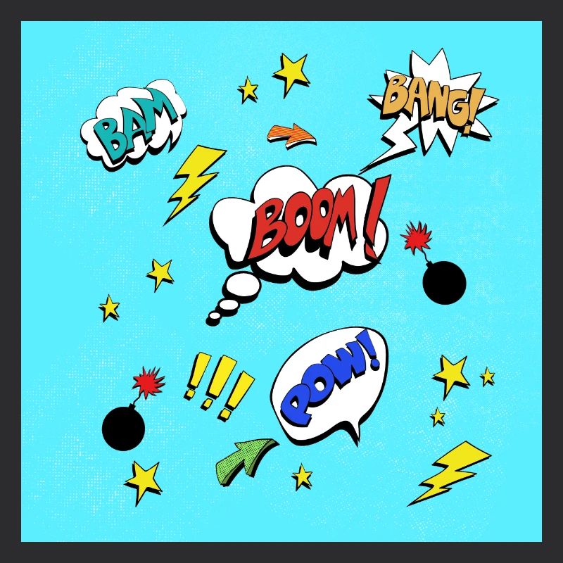 COMIC Blau