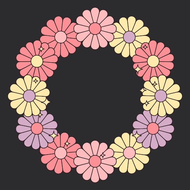 Vibrant Flower Wreath