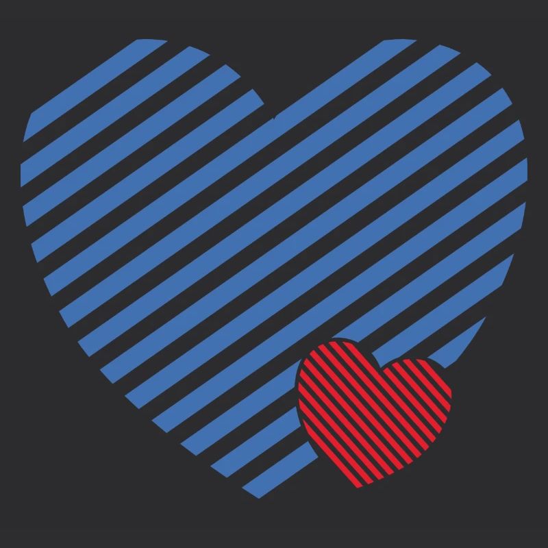 Double Heart - Design textile gift idea