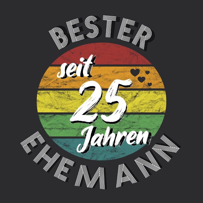 bester Ehemann seit 25 Jahren Silberhochzeit retro