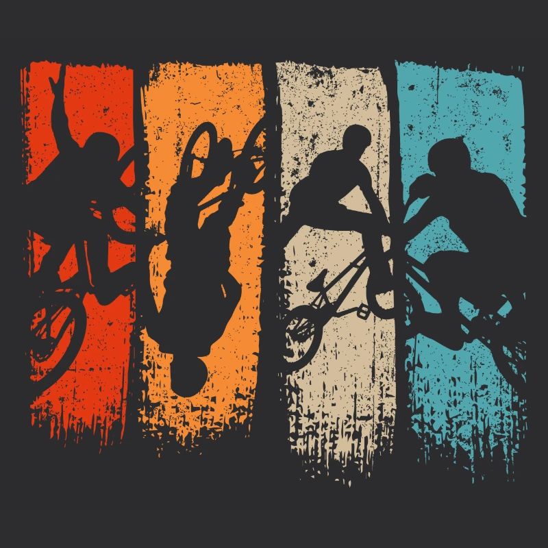 Five-Panel Action Silhouettes