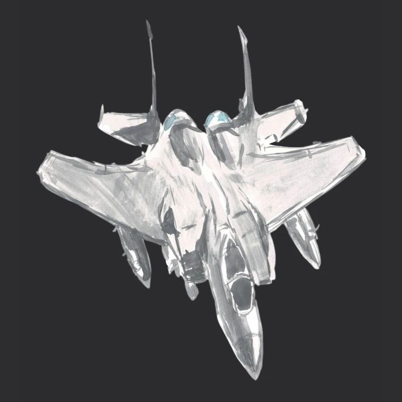 F15-Jagdflugzeugpilot-Luftfahrtshirt-Geschenkidee
