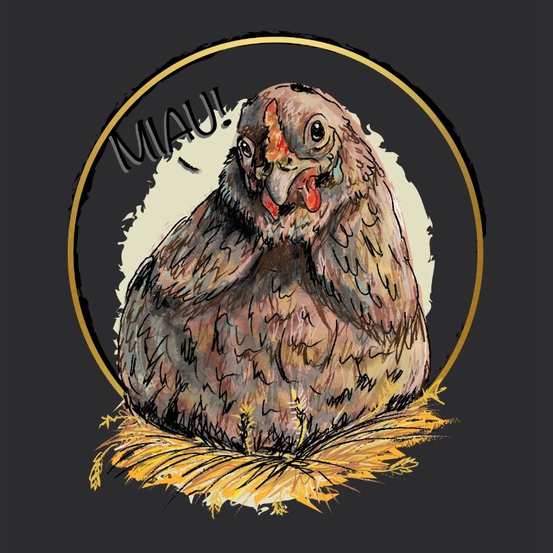 Meowing Easter Chicken