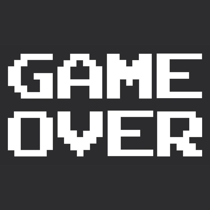 Pixel Game Over Retro