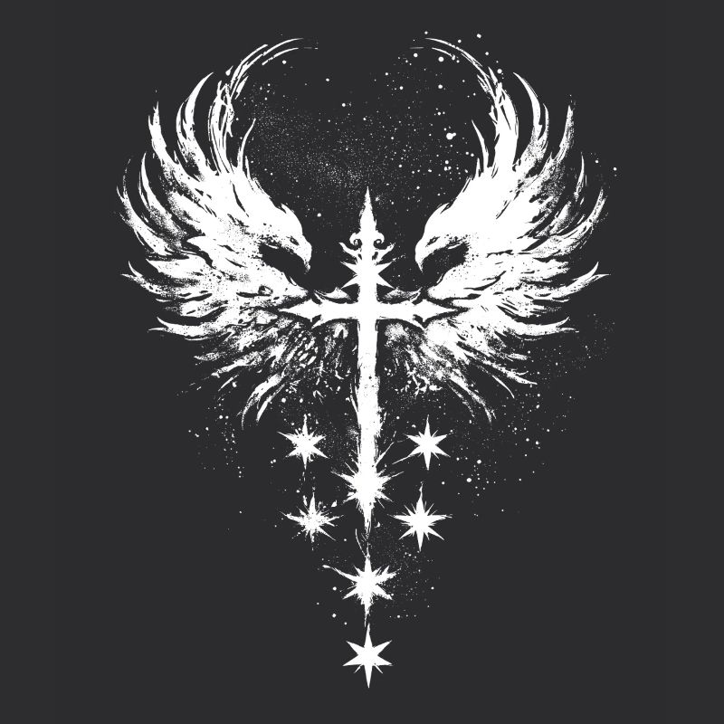 Gothique gothique Emo Croix