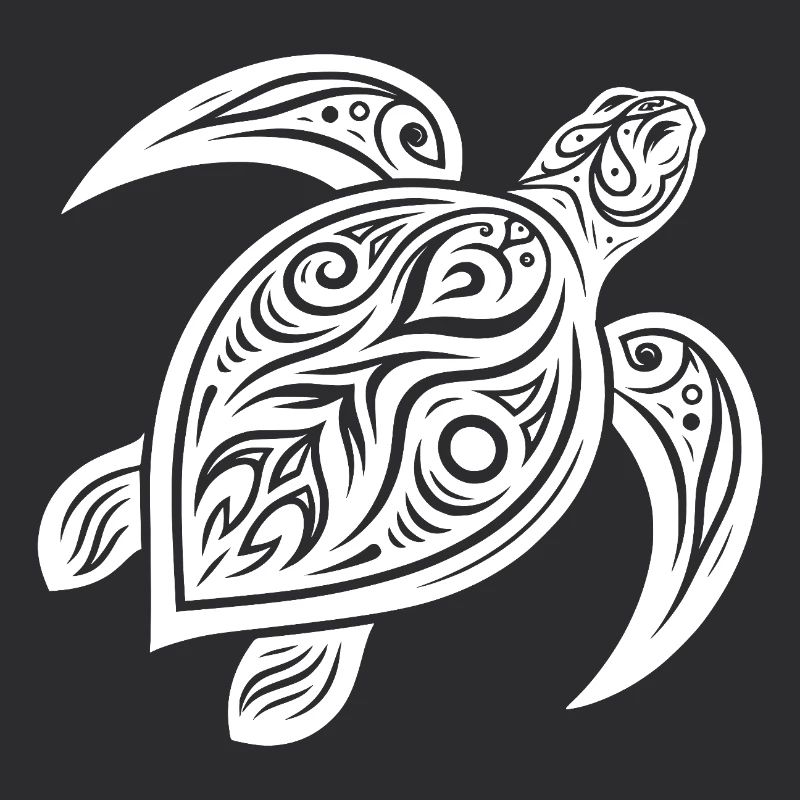 Turtle Tattoo Style – Mystical Design