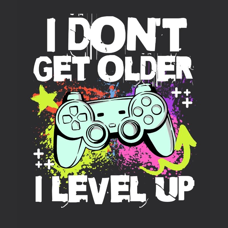 I Level Up Instead of Getting Older – Controller Motif
