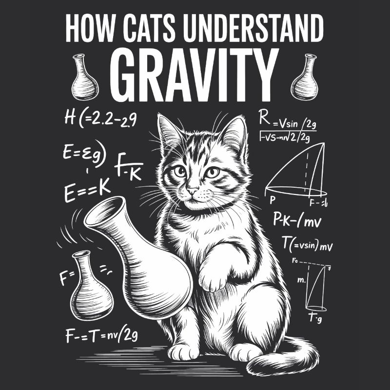 Physics Cats Sayings Math Joke Physics Gift