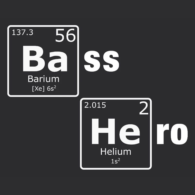 Bass Hero PSE Periodic Table Elements Nerd