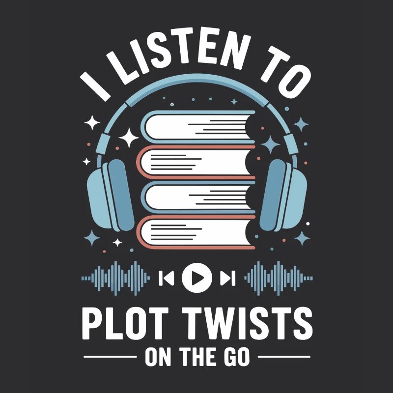 Audiobooks Plot Twists Book Lover Gift